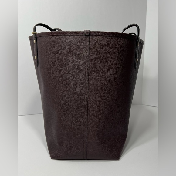 Coach Reversible City Tote Bag w/ Matching Pouch - pink/maroon - Picture 9 of 16